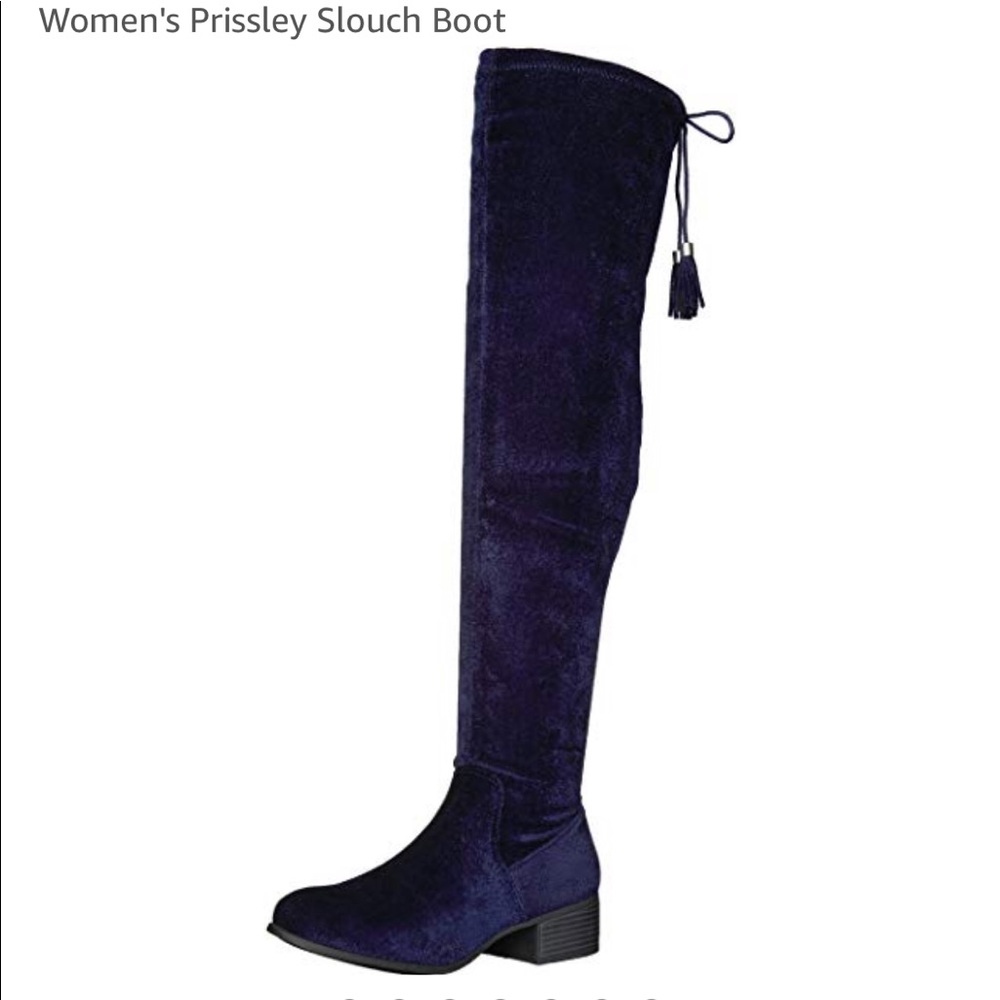 Steve MADDEN GIRL Prissley Navy fabric boot - 7.5